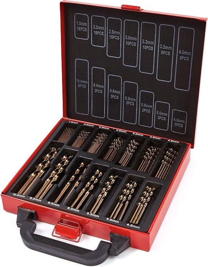 99 Delige HSS - 5% Cobalt Borenset