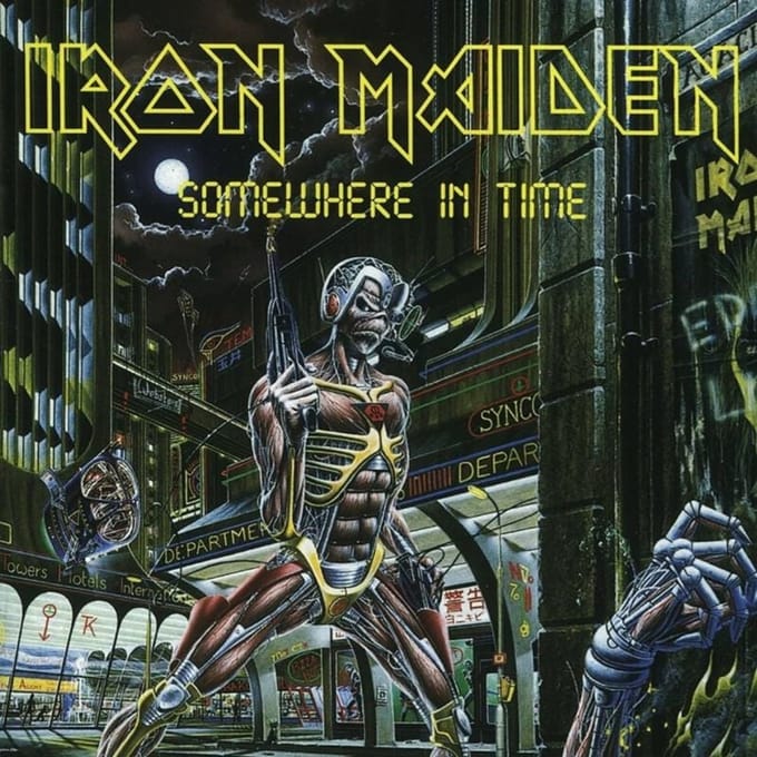Iron Maiden LP - Somewhere in time - voor Geen - standaard