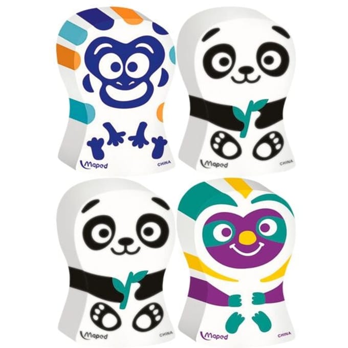 Maped Kunststof Gum ERGO FUN, gesorteerde kleuren