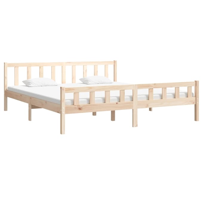 vidaXL - Bedframe - zonder - matras - massief - hout - 160x200 - cm