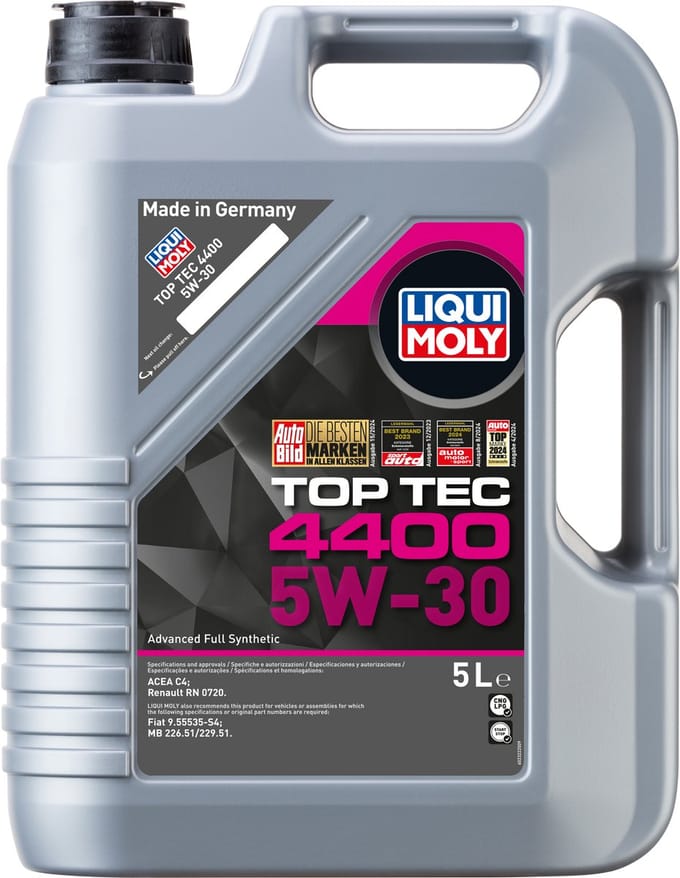 Liqui Moly Top Tec 4400 5w30 Motorolie 5 liter