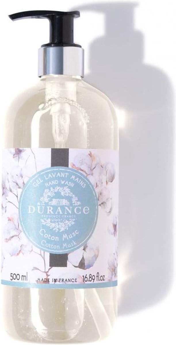Durance handzeep-gel-coton musc -cotton musk - 500ml