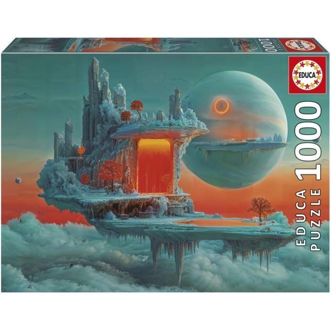Puzzle - EDUCA - Planete de Feu et de Glace - 1000 pieces - 48 x 68 cm - a partir de 12 ans