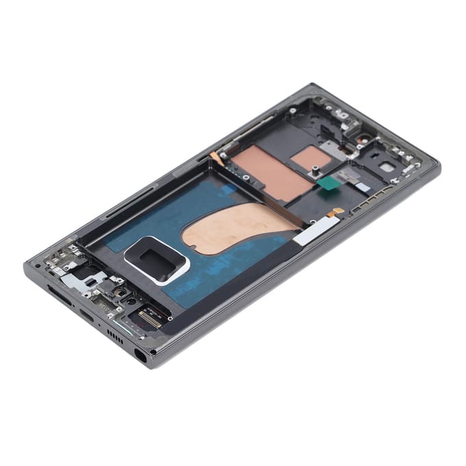 Schermvervanging voor S23 Ultra EU-versie S918B Internationale versie Telefoondisplay Touchscreen black