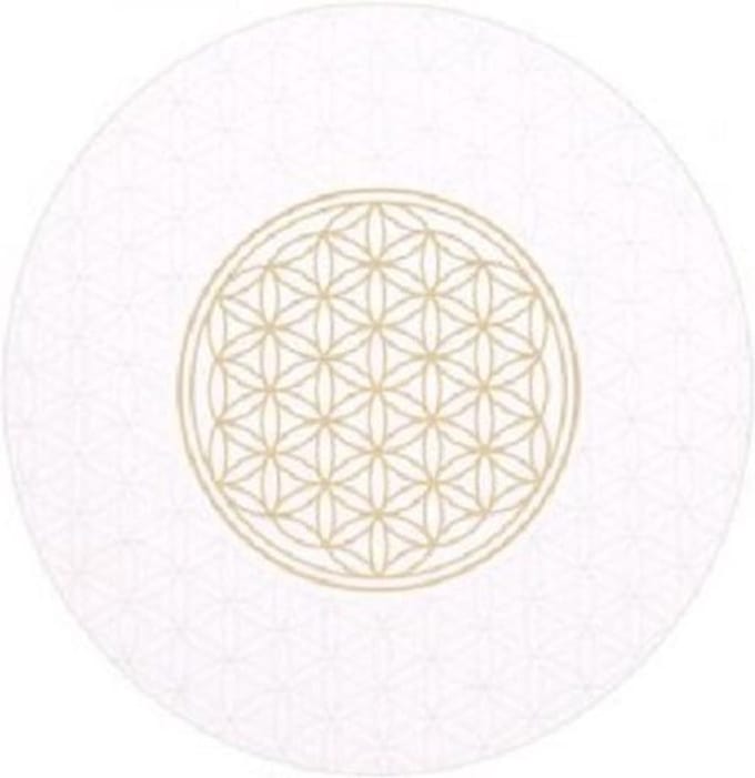 Yogi & Yogini naturals Bloem des levens onderzetters (set van 6 stuks)