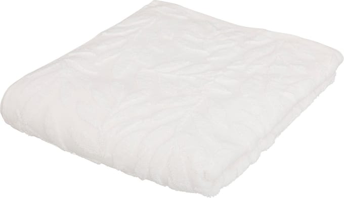 Atmosphera Badlaken / Handdoek Cisel - Katoen - Wit - 100 x 150 cm