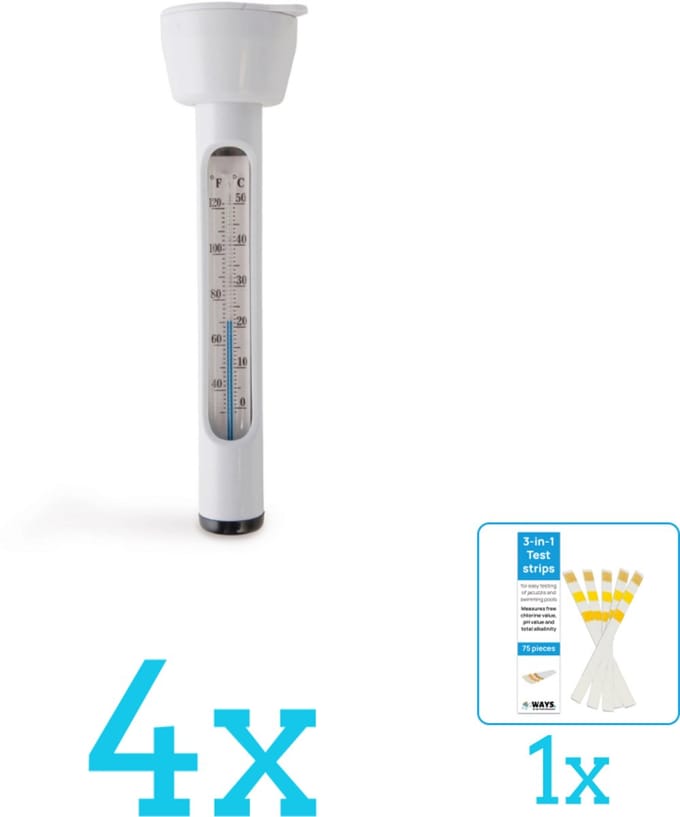Intex - Zwembad Thermometer - 29039 - Volumebundel - Thermometer - 4-delig