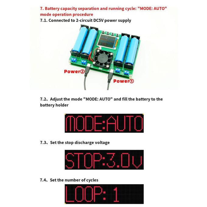 Digitale display Batterijcapaciteit Interne weerstandstester Digitale lithiumbatterijstroomdetector veelkleurig