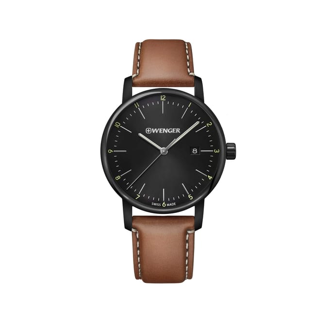 Montre à quartz Wenger WENGER URBAN CLASSIC 01.1741.136 marron