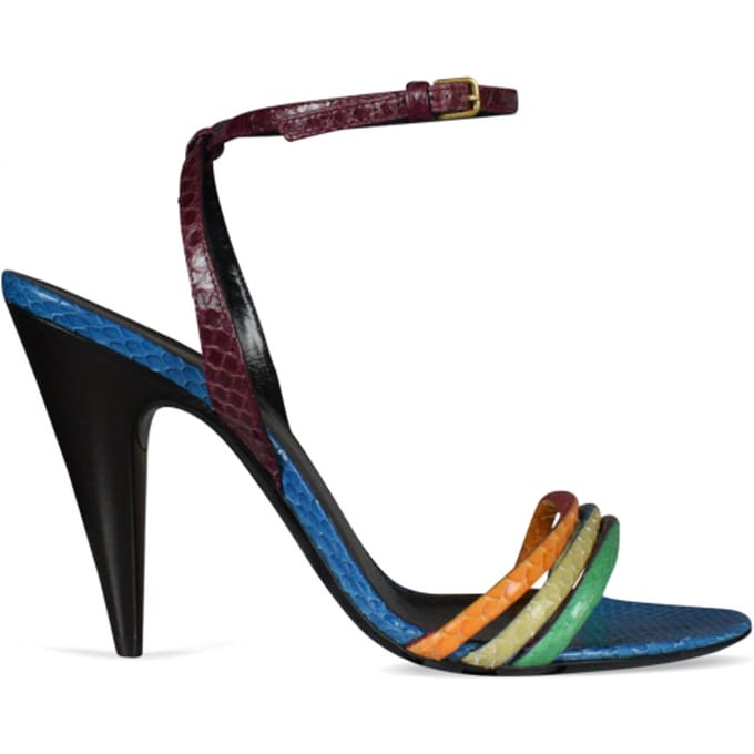 Saint Laurent Liya sandalen met meerdere sliders