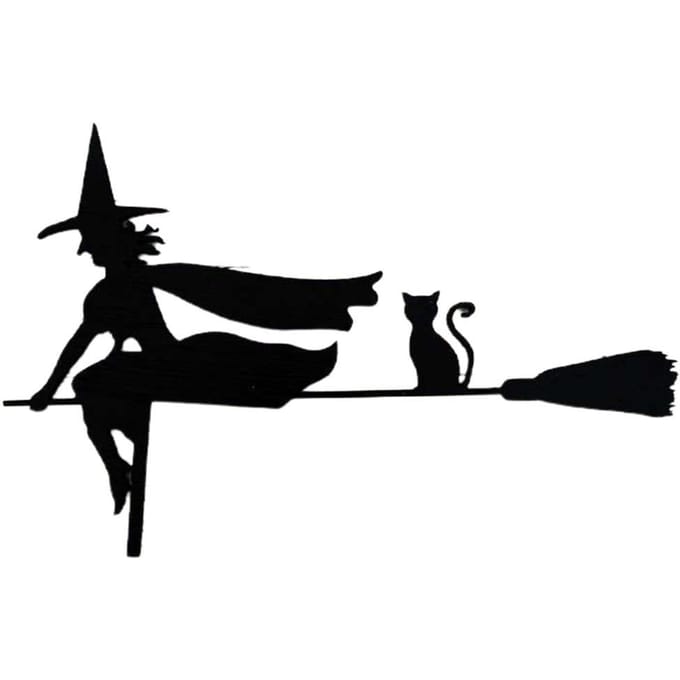Panneau d'angle de porte Halloween Bois Sorcière Araignée Décoration Halloween Panneau Sorcière Halloween Décor Automne black