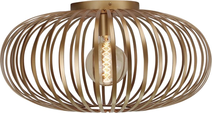 Chericoni Curvato Plafondlamp - 1 lichts - Ø 60cm - E27 - Goud