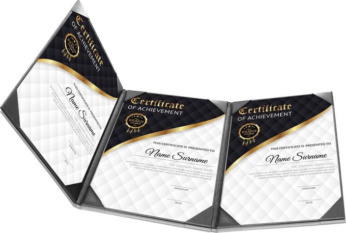 Goodline® - Documentenmap / Aktemap - 3x A4 - Zwart