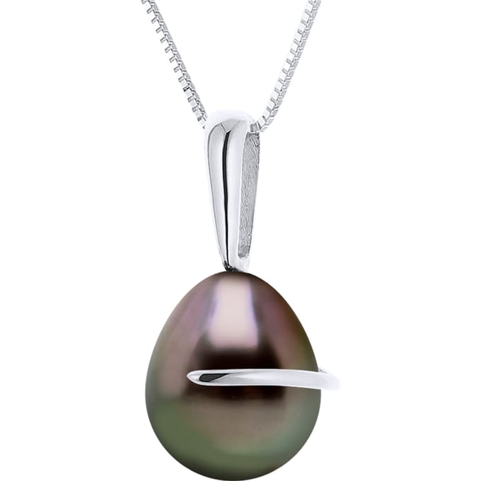 Hanger Tahitian Pearl 8-9mm White Gold Pear