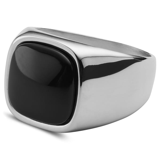 Len Zilverkleurige Gravel Ring