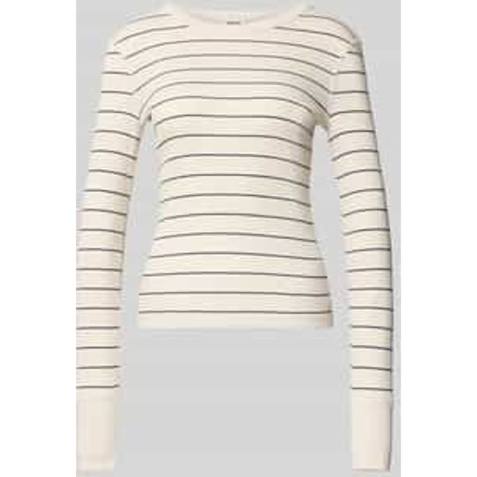 Shirt met lange mouwen en ronde hals, model 'NURIT'