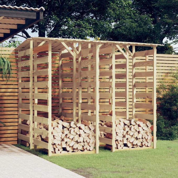 vidaXL - Pergola's - met - dak - 4 - st - 100x90x200 - cm - geïmpregneerd - grenenhout