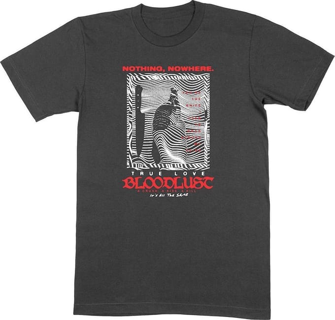 Nothing,Nowhere. - Digital Landscape Heren T-shirt - M - Zwart
