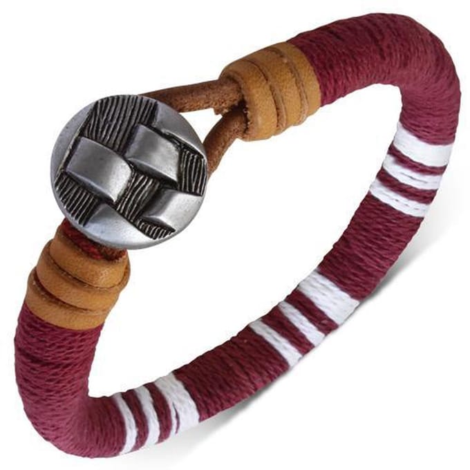Amanto Farel Purple - Leer - Touw - 8mm - 20cm