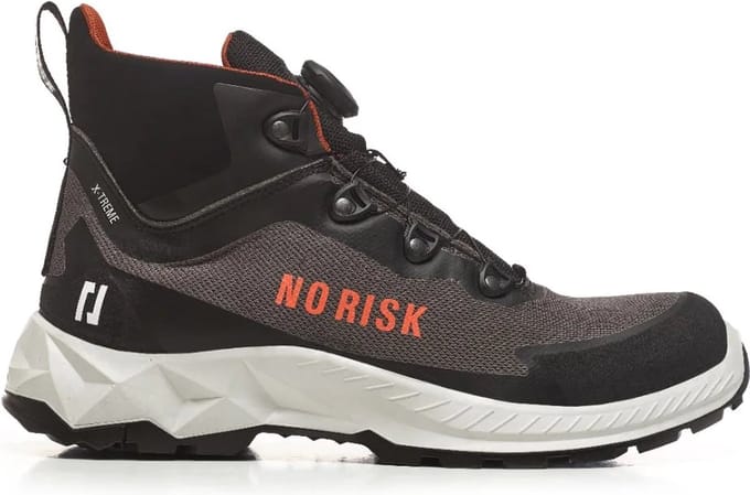 No Risk X-treme Mid Grey S3 1057.06 - Grijs/Zwart - 42