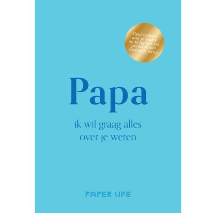 Papa, Ik Wil Graag Alles Over Je Weten - Over Jou - Paper Life