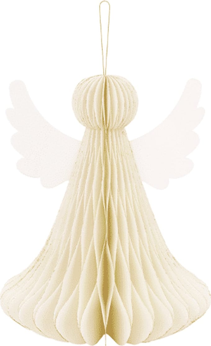 PartyDeco - Honeycomb engel (24 cm)