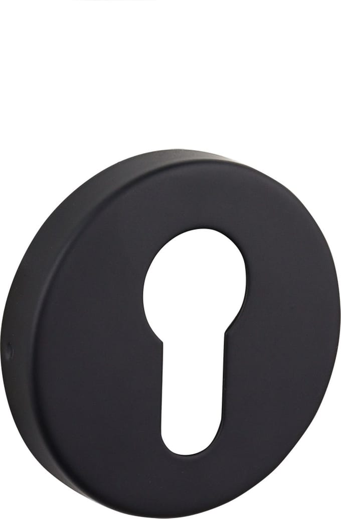 Lavuzo Cilinderrozet Zwart rond | Per Set