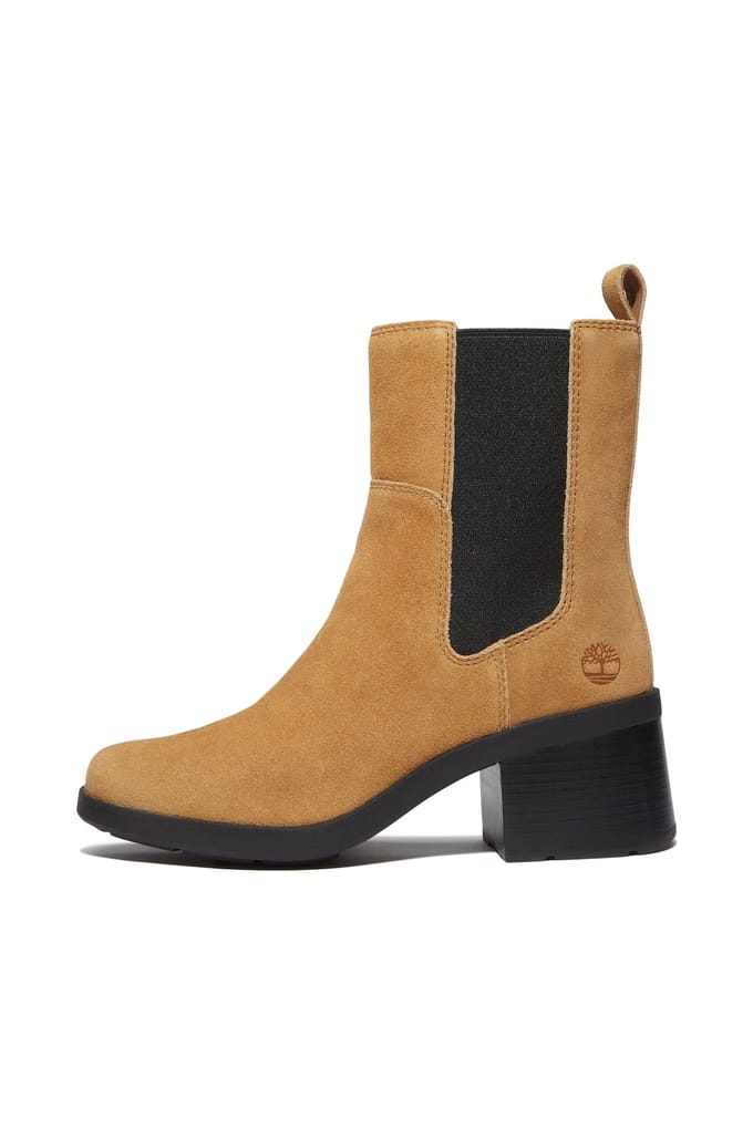 Timberland Bellevaux Mid Chelsea Boot Medium Brown Suede Größe: 39 | Stiefel Outlet | Damen | Braun