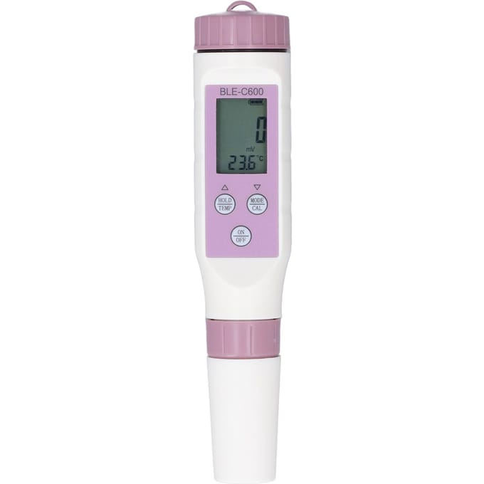 Testeur de pH sans fil 7 en 1, test EC/ORP/SG, rétroéclairage, affichage simultané des données