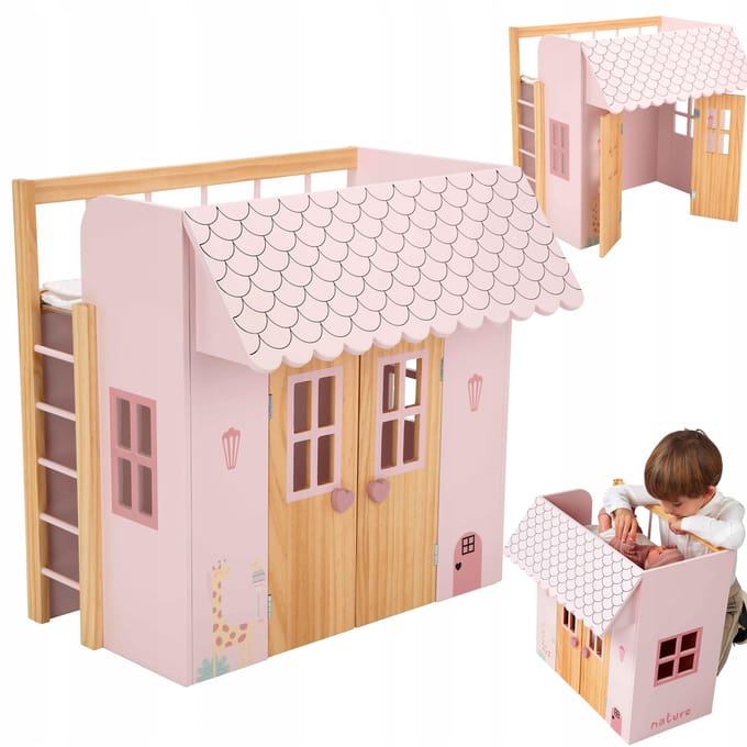 Houten poppenhuis - bed Arias 21589