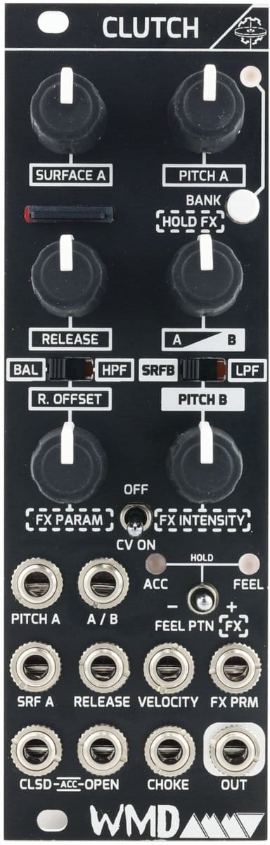 WMD Clutch - Drum modular synthesizer
