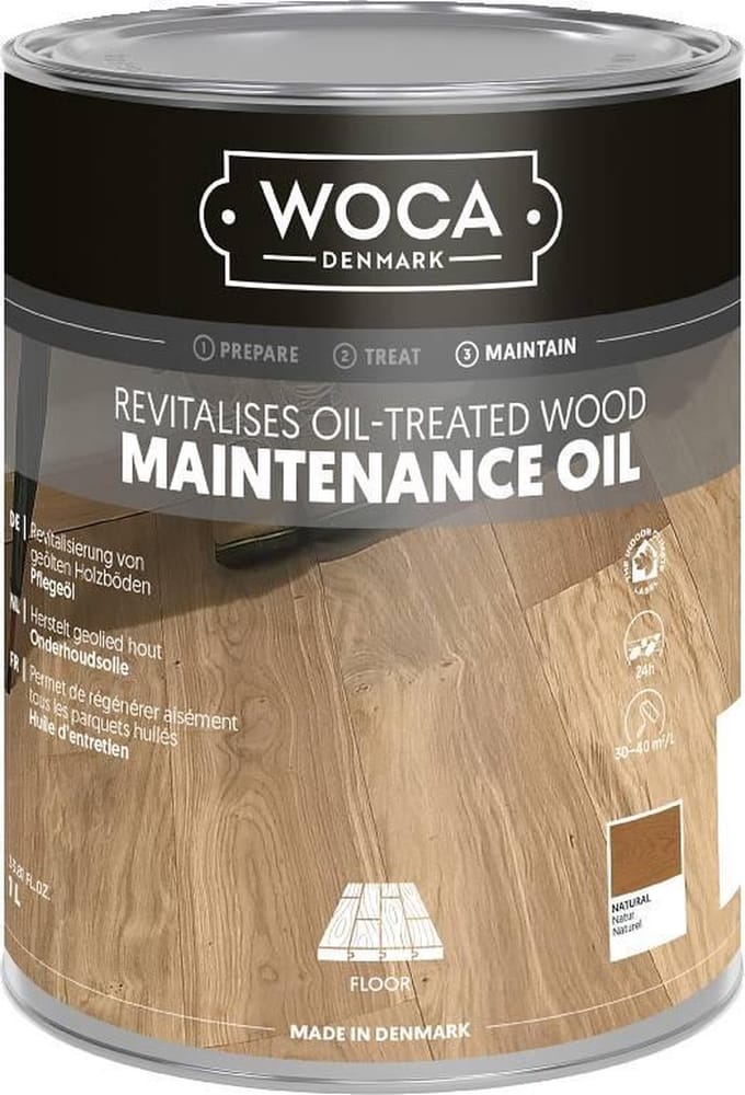 WOCA Onderhoudsolie NATUREL - 1 liter