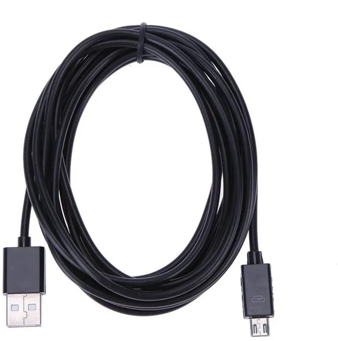 Micro USB kabel - USB A naar Micro USB - Zwart - 2 meter