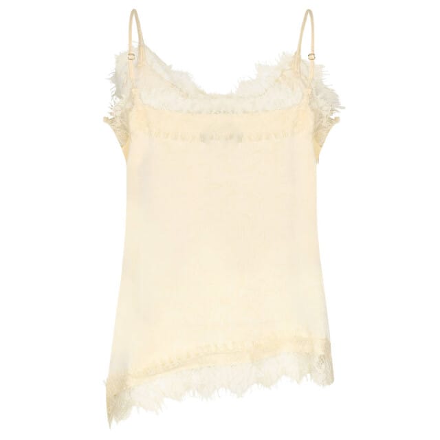 Ydence Top Callie Tops & T-shirts Dames - Shirt - Creme - Maat M