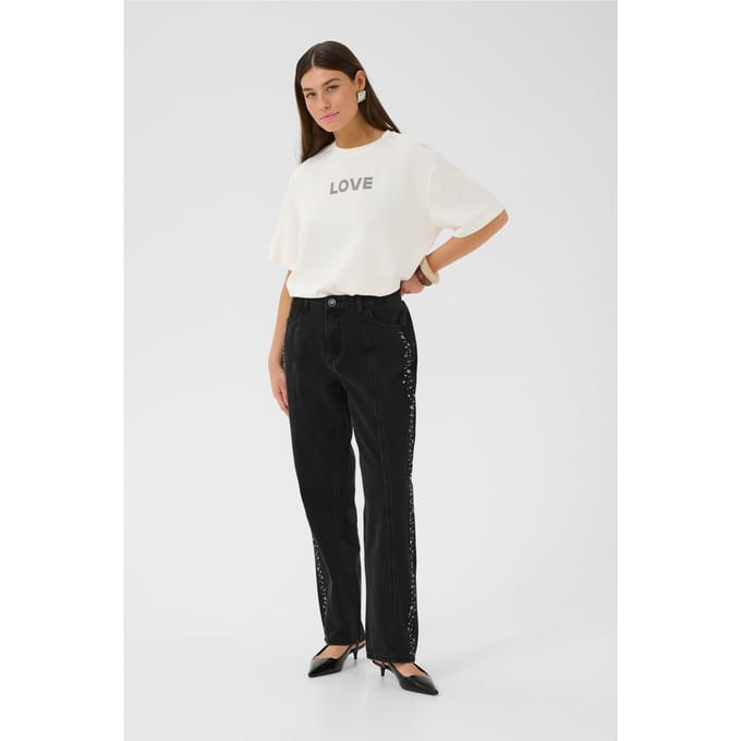 Dames spijkerbroek met studs CULTURE Cally