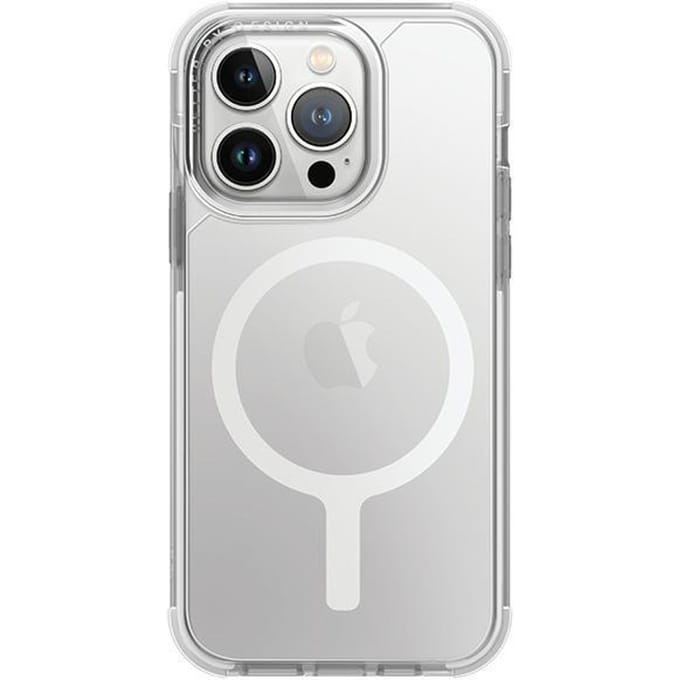 UNIQ Combat Serie - iPhone 15 Pro Max Hoesje - 6.7" - Magclick Opladen - Wit
