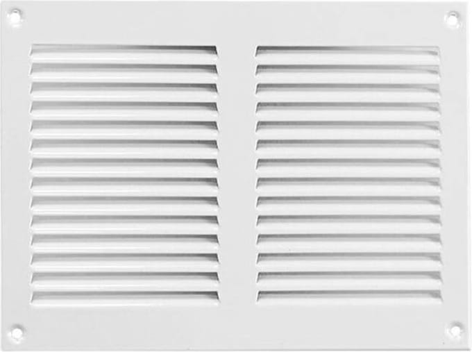 Metalen rooster 200x150mm wit – MR2015