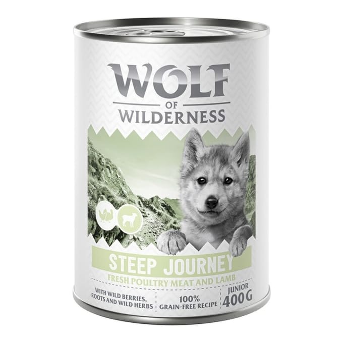 Wolf of Wilderness Junior 'Expedition' 6 x 400 g