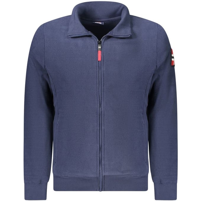Noorwegen 1963 Blauwe Polyester Heren Sweatshirt