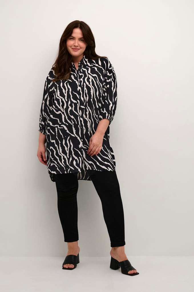 Kaffe Curve KCsonna Shirt Dames Blouse - Maat 46