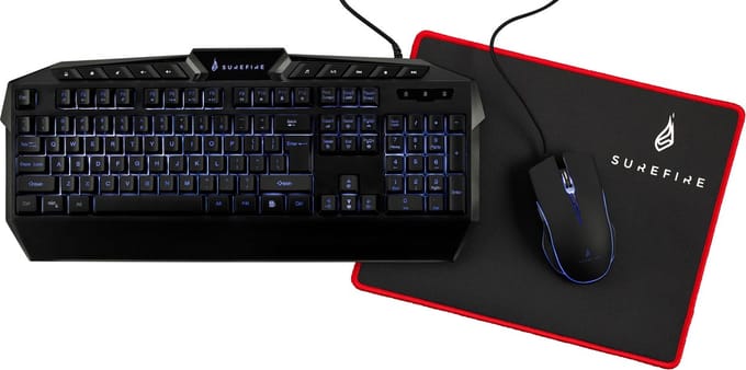 Surefire KingPin Set (QWERTY (IT)/7-knops RGB/Muismat)