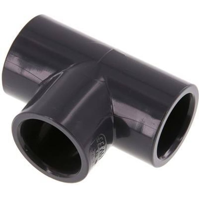 PVC T-stuk fitting Lijmmof 25x33mm [5 stuks]