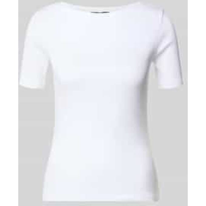 slim fit T-shirt met structuurpatroon model 'Klenja'