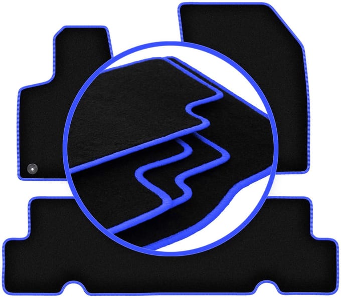 CARLUX-BLUE automatten voor: Citroen C4 Picasso II minivan (2013-)