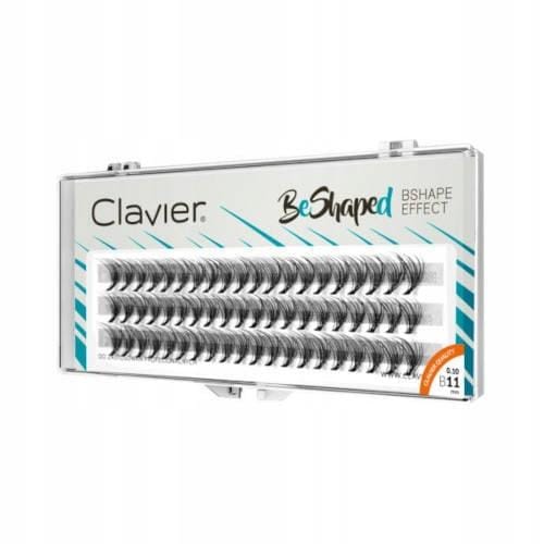 Clavier BeShaped Wimperextensions 11mm. B-Curl