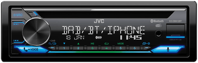 JVC KD-DB912BT - 1 DIN autoradio