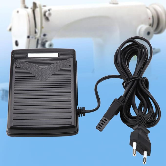 Pédale de commande de vitesse pour machine à coudre SINGER 44114423 EU Plug gray