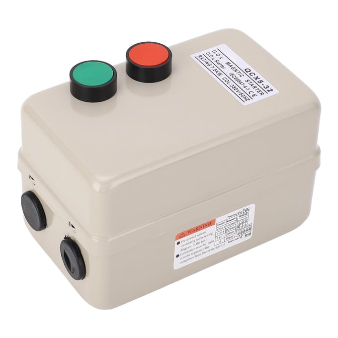 Magnetische startschakelaar voor elektromotoren 7,5 kW 3 pk 3 fasen 380 V 20?32A