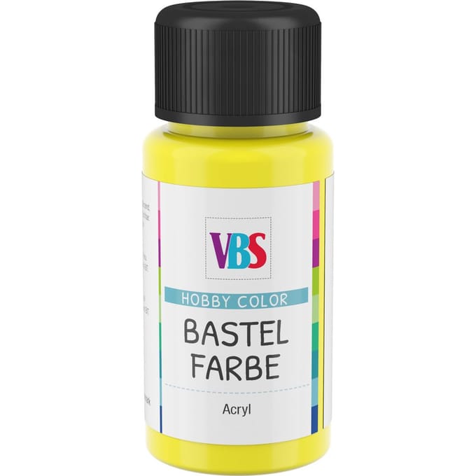 VBS Knutselverf, 50 ml - Citroengeel