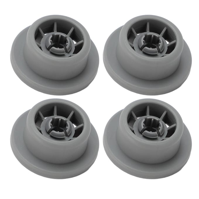 4 STUKS Vaatwasser Onderrek Wielen voor Neff 165314 Onderkorf Rail Vervangende Roller black